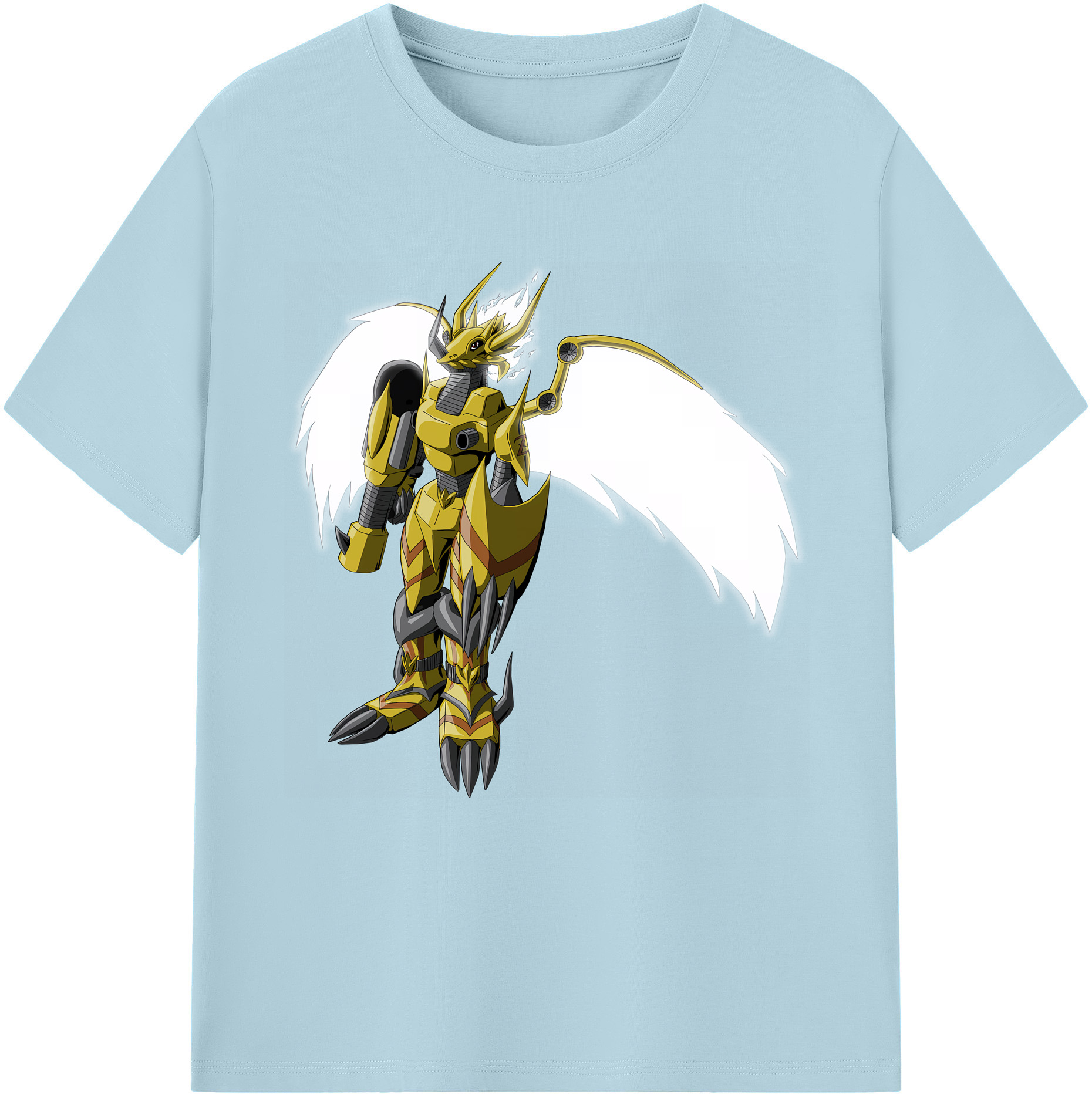 （画像用） Digimon デジタルモンスター/デジモン 綿100％半袖Tシャツ（フロントプリント）